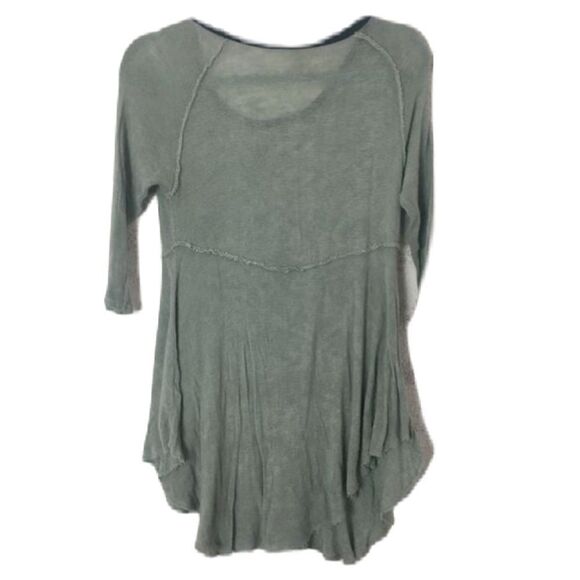 #321 INTIMATLEY FREE PEOPLE Raw Hem Top - Picture 3 of 6
